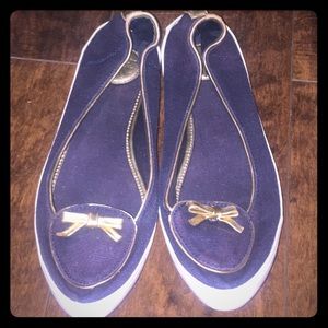 Tory Burch Dakota Bow Canvas Sneakers